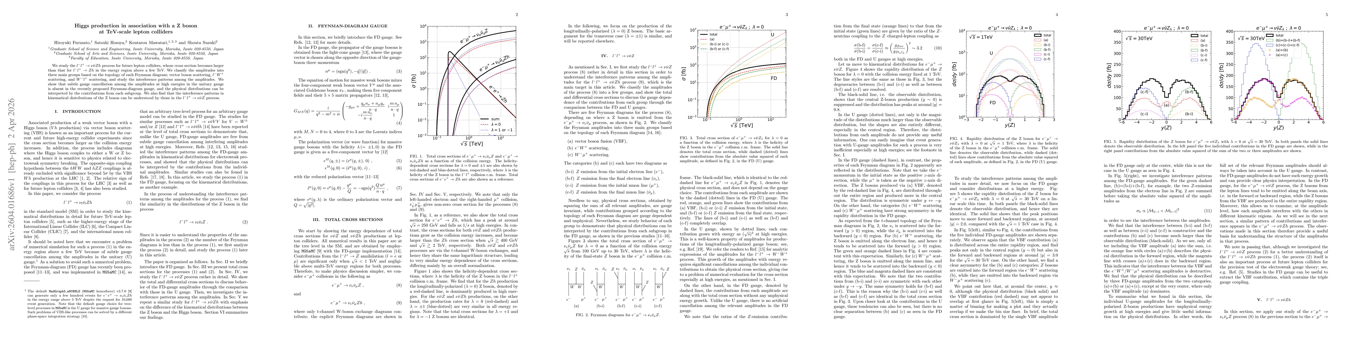 Thumbnail for Higgs production in association with a Z boson at TeV-scale lepton colliders