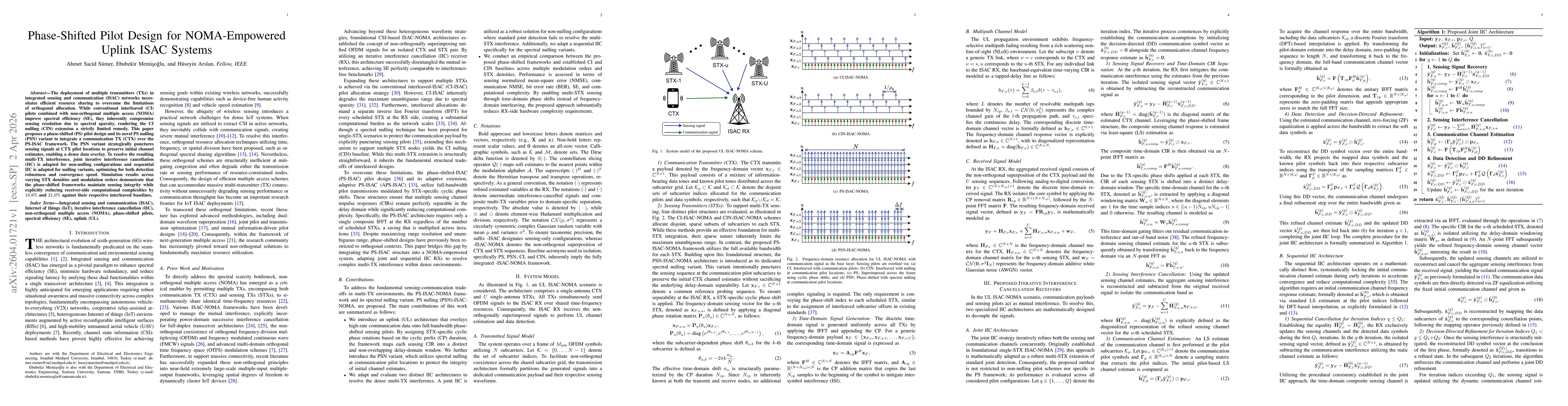 Thumbnail for Phase-Shifted Pilot Design for NOMA-Empowered Uplink ISAC Systems