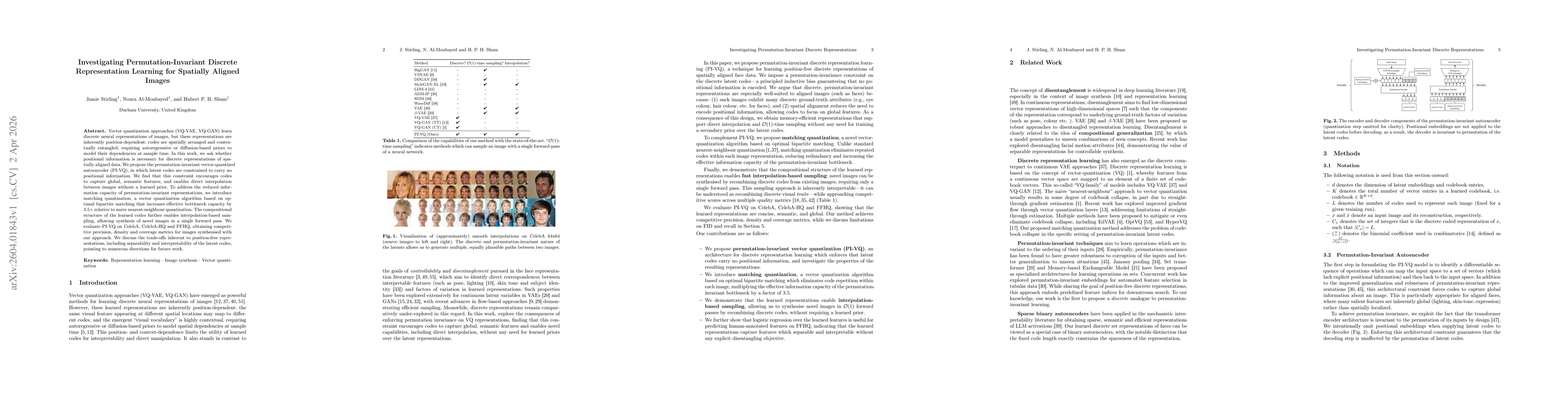 Thumbnail for Investigating Permutation-Invariant Discrete Representation Learning for Spatially Aligned Images