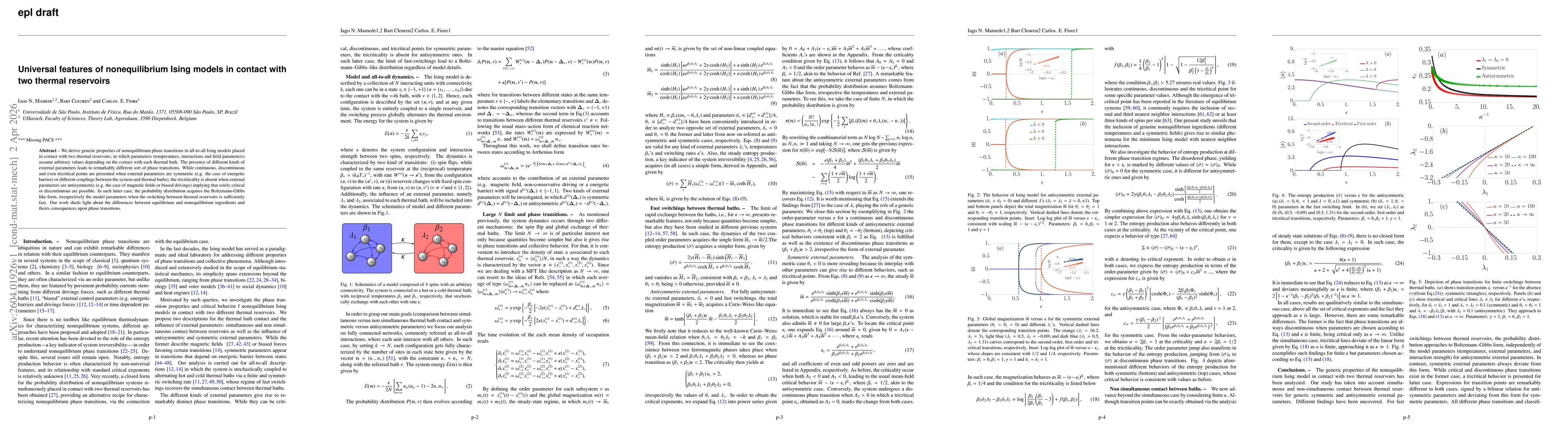 Thumbnail for Universal features of nonequilibrium Ising models in contact with two thermal reservoirs