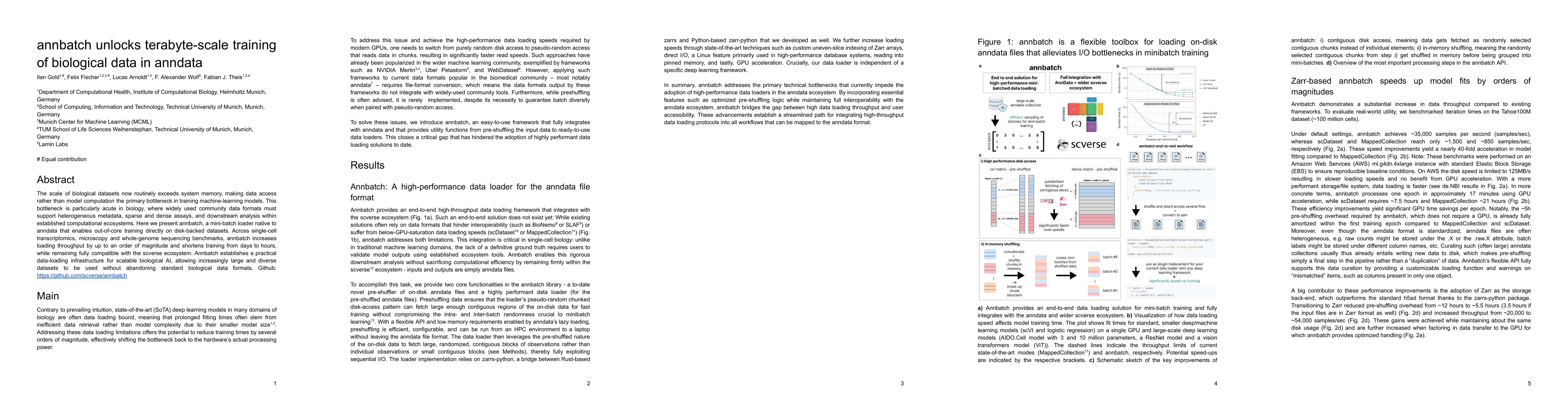 Thumbnail for annbatch unlocks terabyte-scale training of biological data in anndata