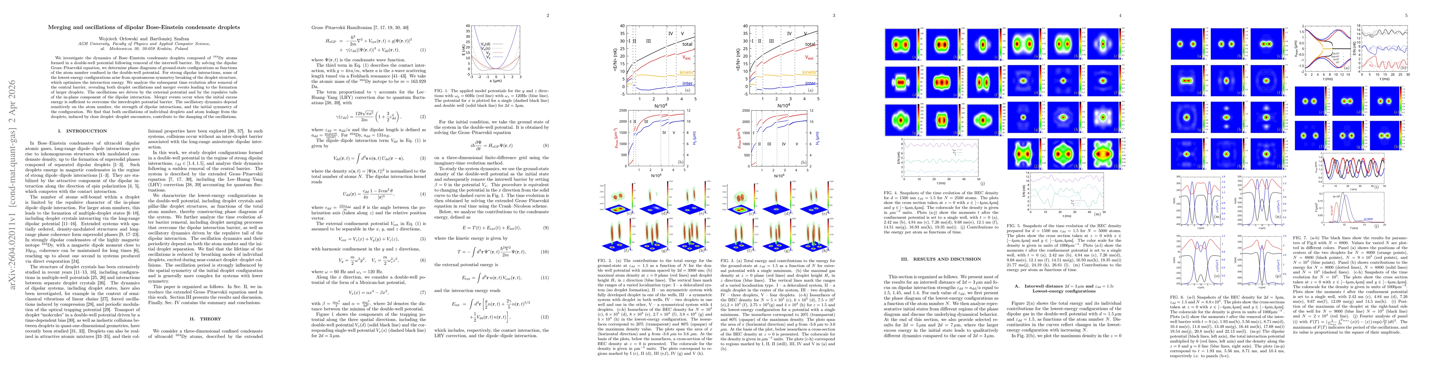 Thumbnail for Merging and oscillations of dipolar Bose-Einstein condensate droplets