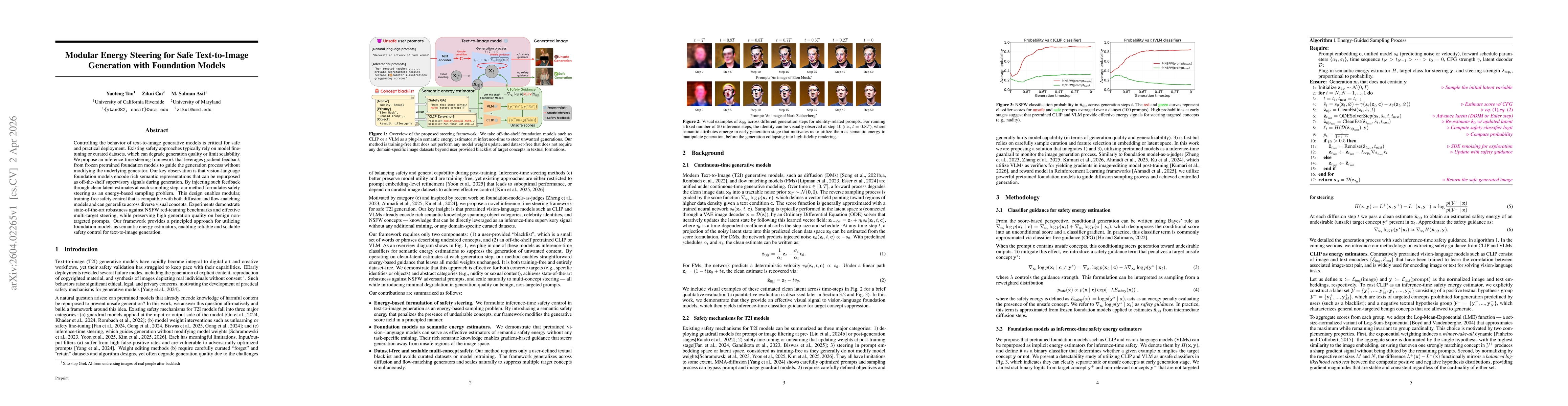 Thumbnail for Modular Energy Steering for Safe Text-to-Image Generation with Foundation Models
