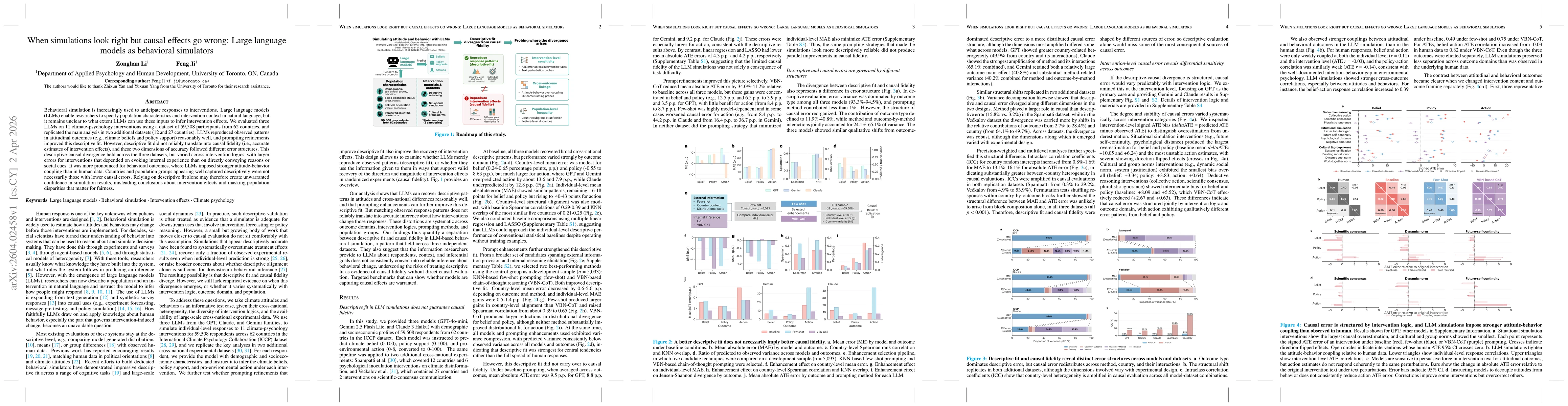 Thumbnail for When simulations look right but causal effects go wrong: Large language models as behavioral simulators