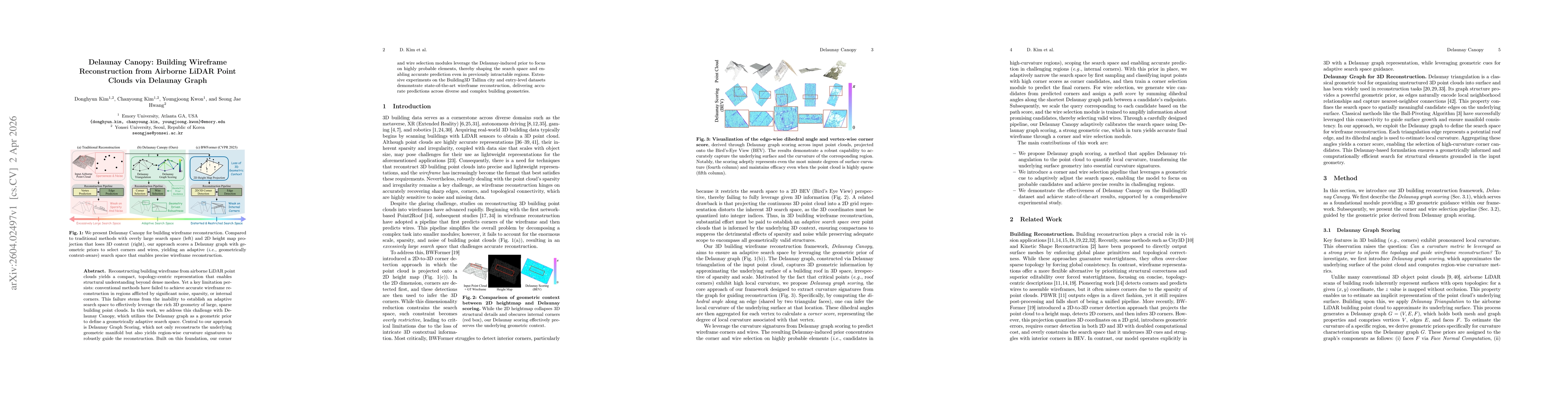 Thumbnail for Delaunay Canopy: Building Wireframe Reconstruction from Airborne LiDAR Point Clouds via Delaunay Graph