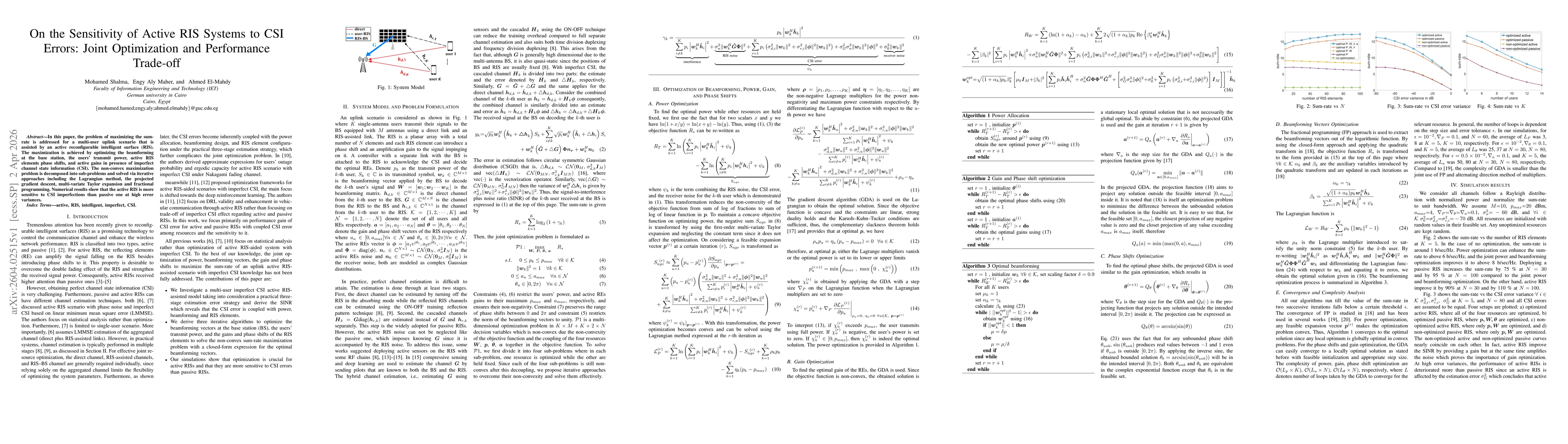 Thumbnail for On the Sensitivity of Active RIS Systems to CSI Errors: Joint Optimization and Performance Trade-off