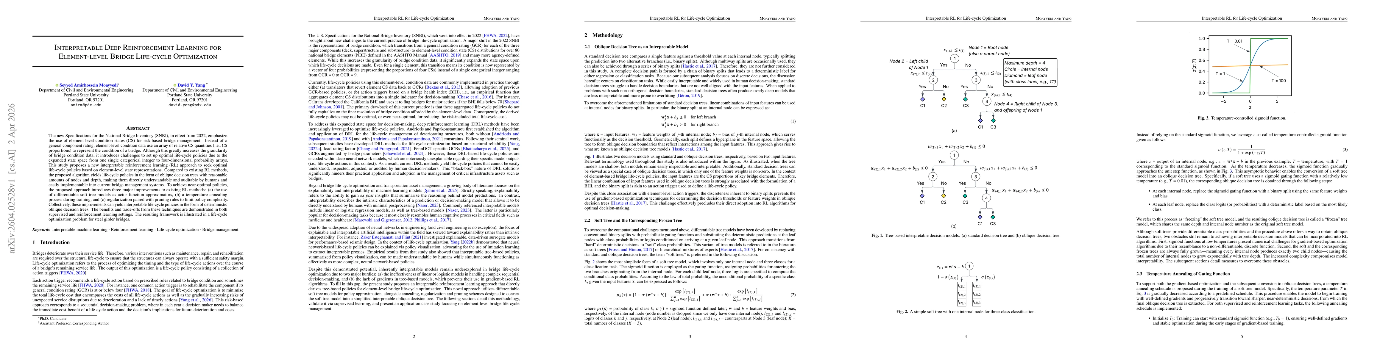Thumbnail for Interpretable Deep Reinforcement Learning for Element-level Bridge Life-cycle Optimization