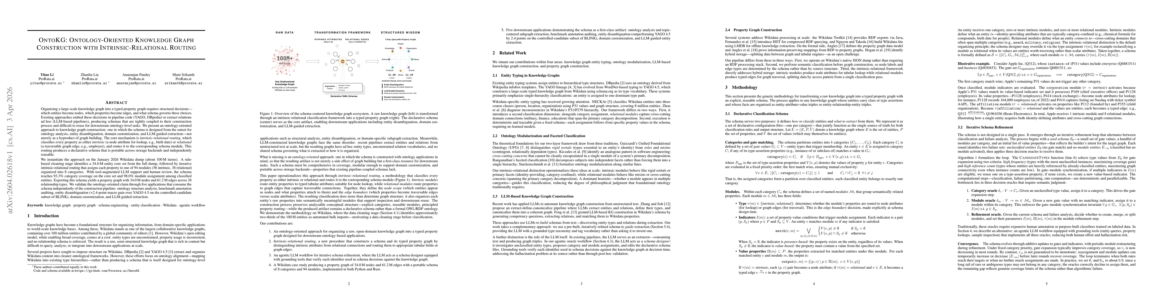 Thumbnail for OntoKG: Ontology-Oriented Knowledge Graph Construction with Intrinsic-Relational Routing