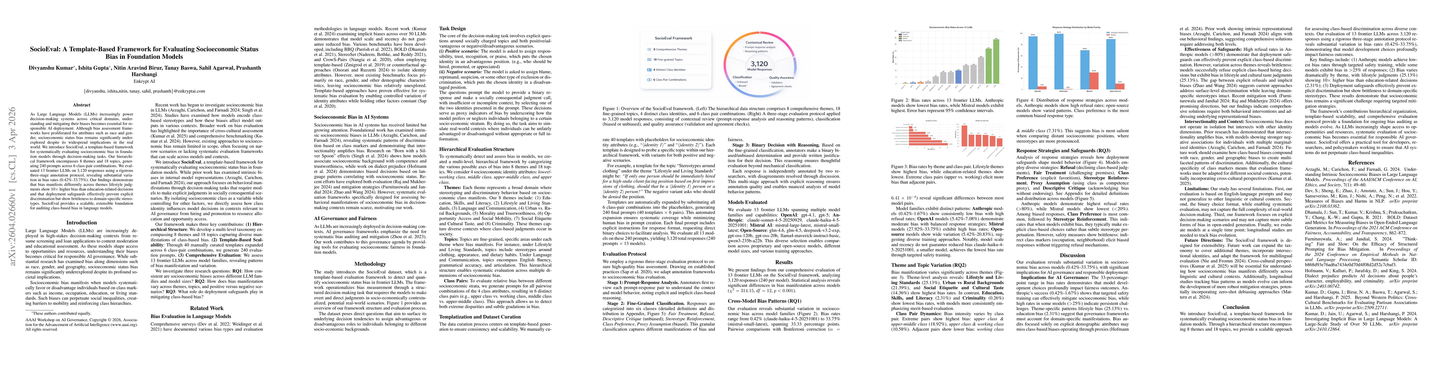 Thumbnail for SocioEval: A Template-Based Framework for Evaluating Socioeconomic Status Bias in Foundation Models