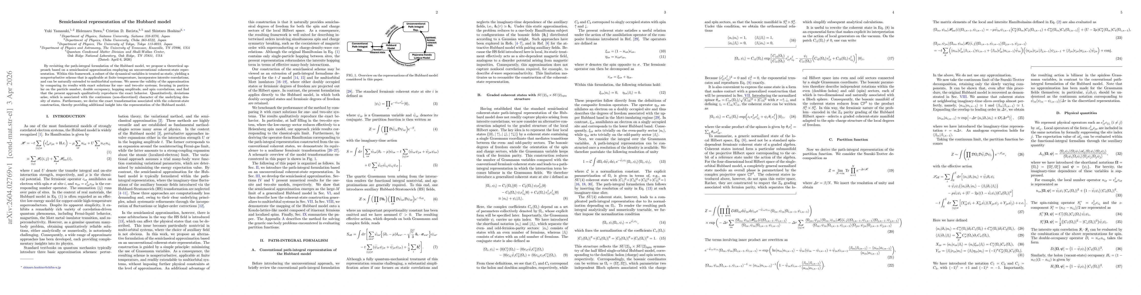 Thumbnail for Semiclassical representation of the Hubbard model