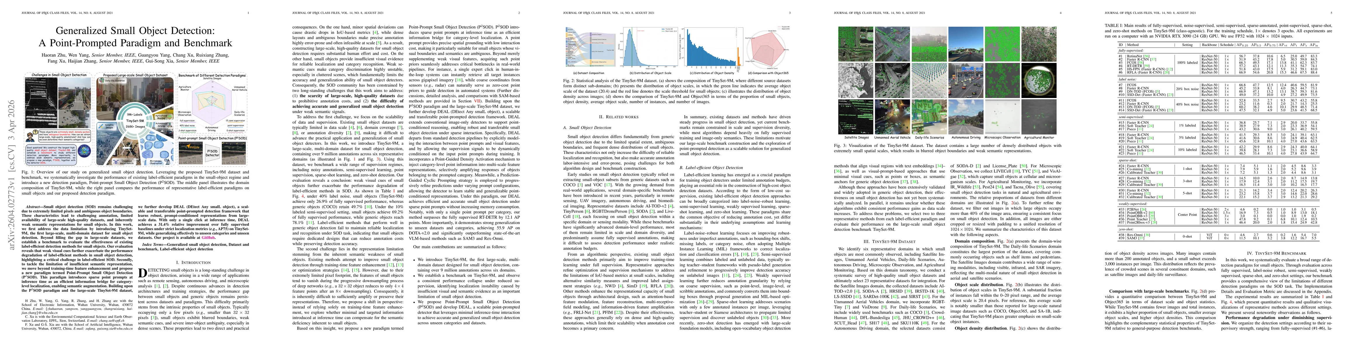 Thumbnail for Generalized Small Object Detection:A Point-Prompted Paradigm and Benchmark
