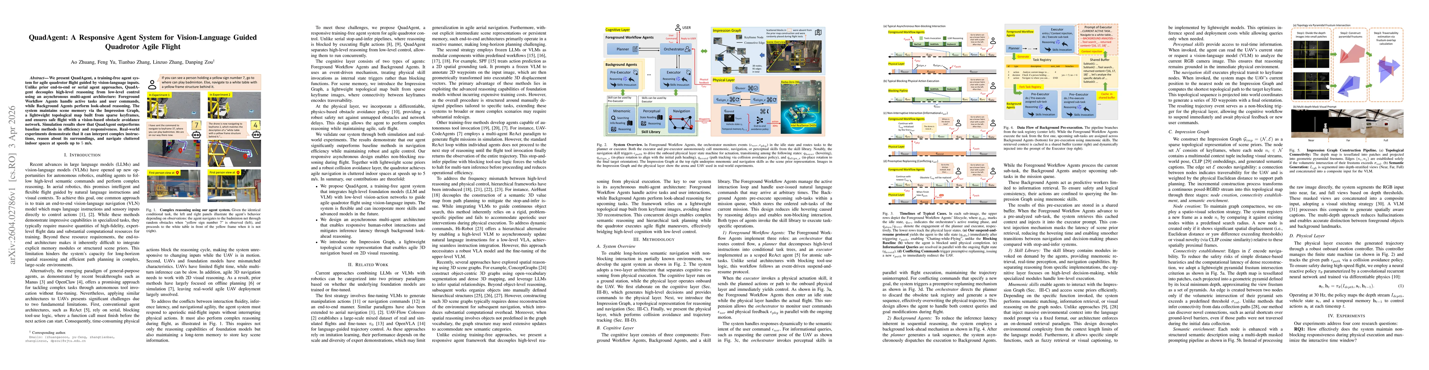 Thumbnail for QuadAgent: A Responsive Agent System for Vision-Language Guided Quadrotor Agile Flight