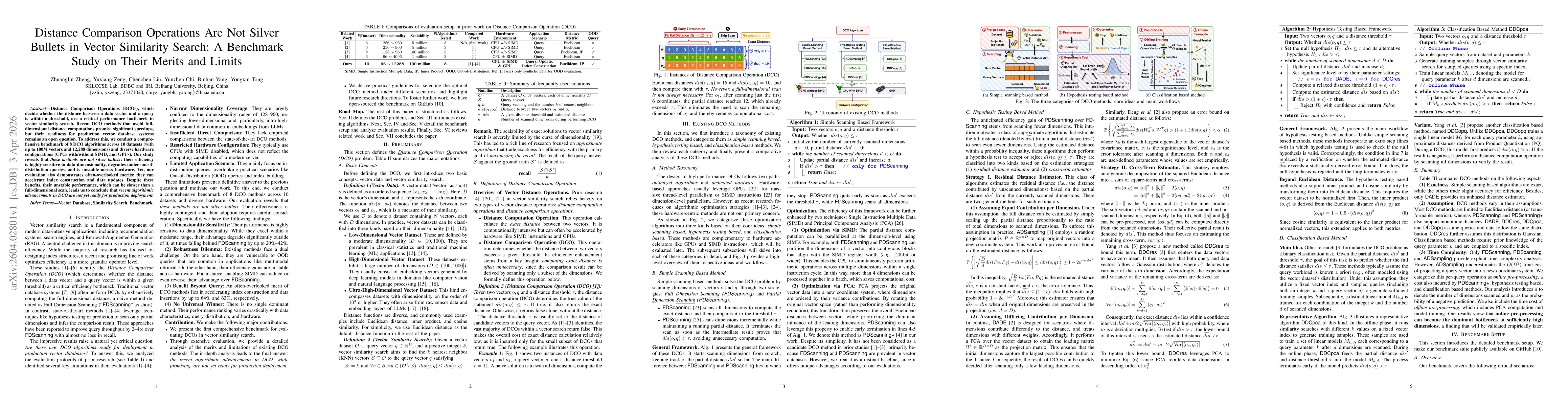 Thumbnail for Distance Comparison Operations Are Not Silver Bullets in Vector Similarity Search: A Benchmark Study on Their Merits and Limits