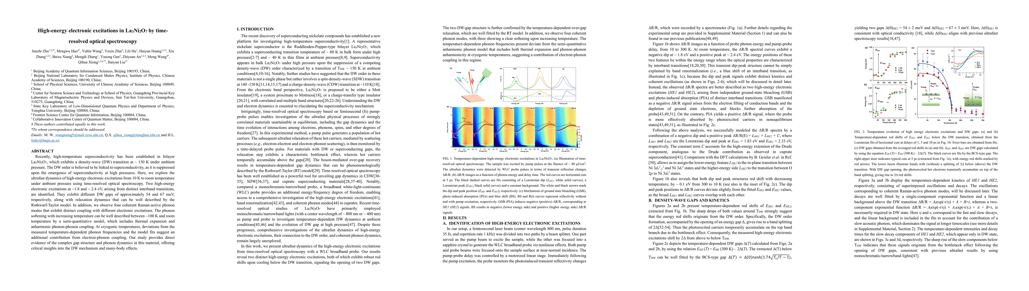 Thumbnail for High-energy electronic excitations in La3Ni2O7 by time-resolved optical spectroscopy