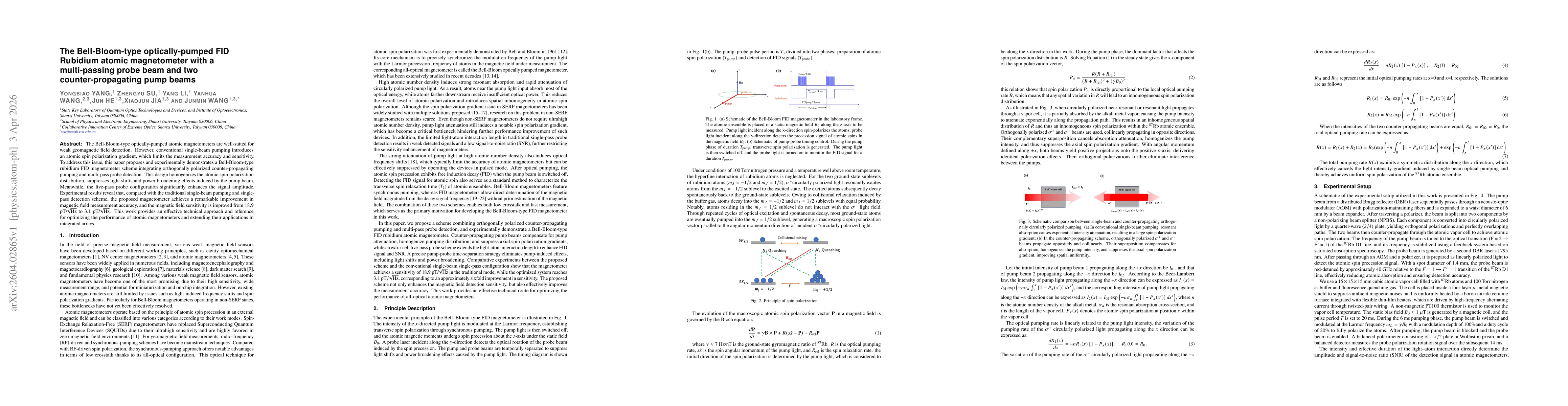 Thumbnail for The Bell-Bloom-type optically-pumped FID Rubidium atomic magnetometer with a multi-passing probe beam and two counter-propagating pump beams