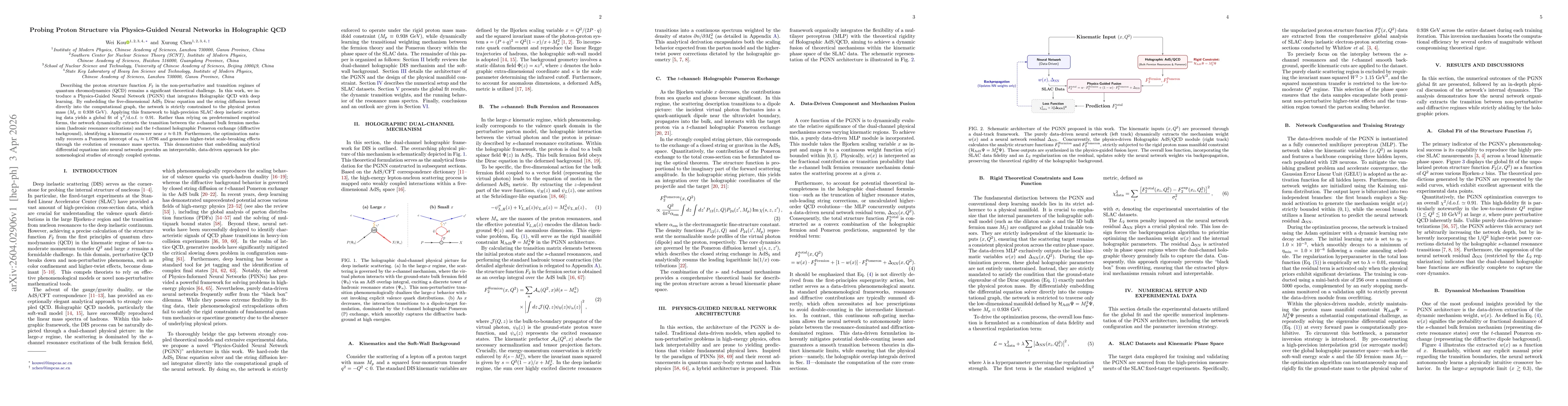 Thumbnail for Probing Proton Structure via Physics-Guided Neural Networks in Holographic QCD