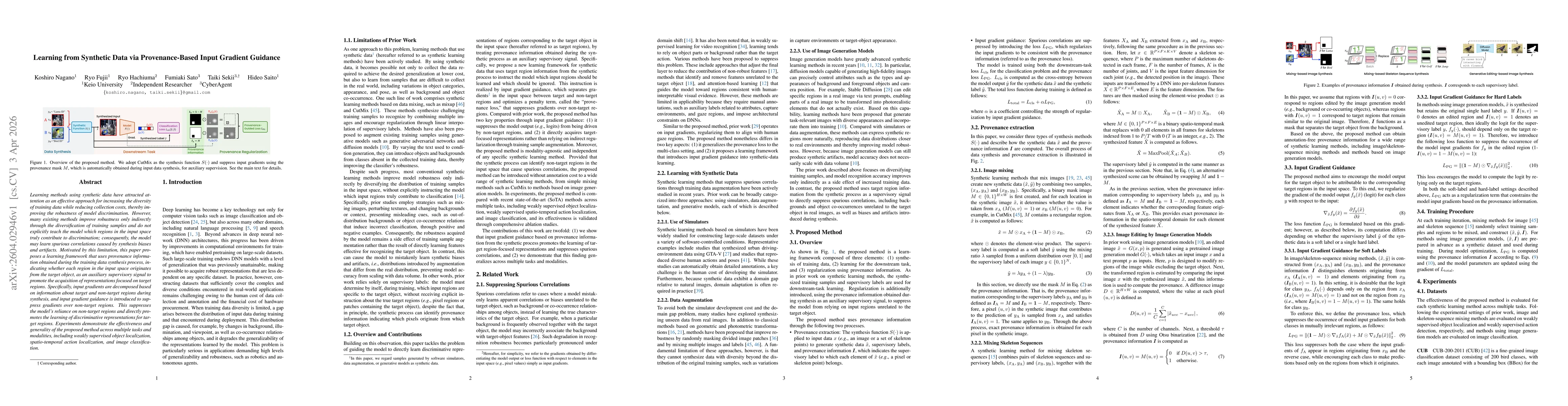 Thumbnail for Learning from Synthetic Data via Provenance-Based Input Gradient Guidance
