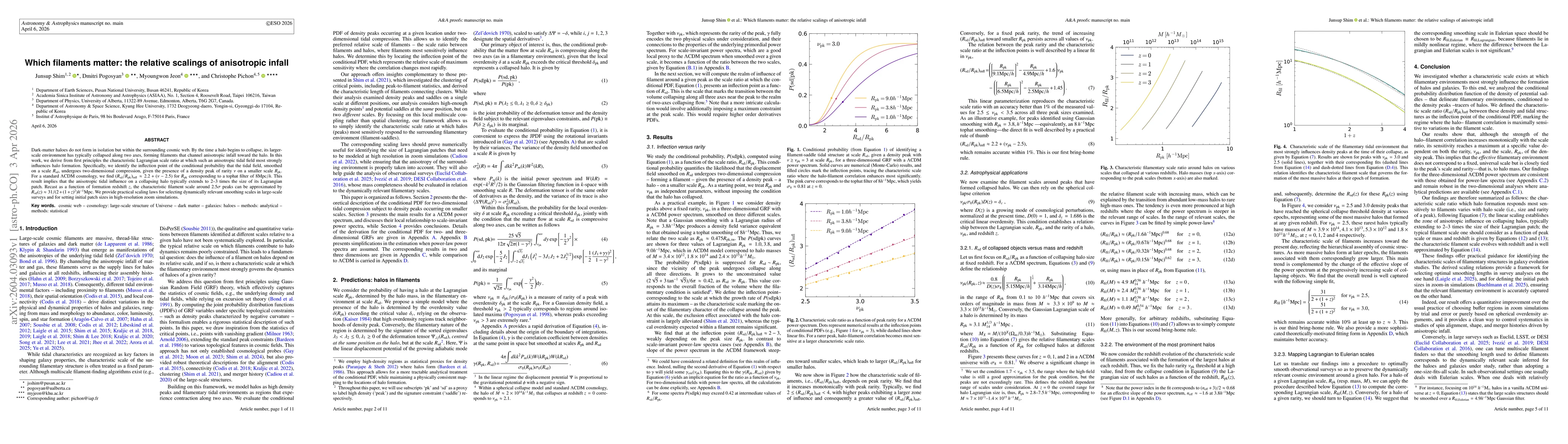 Thumbnail for Which filaments matter: the relative scalings of anisotropic infall
