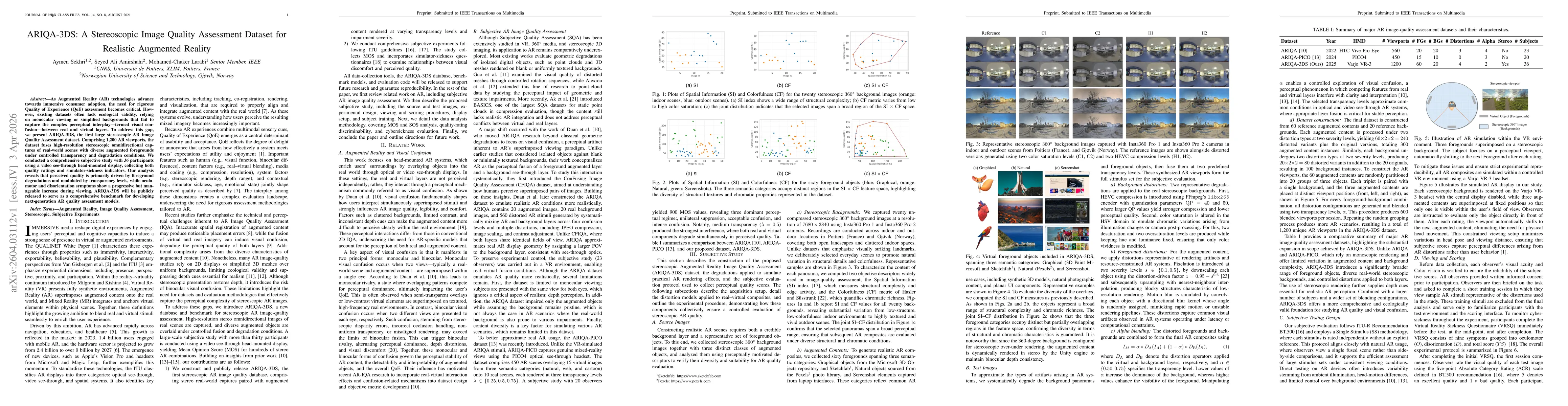 Thumbnail for ARIQA-3DS: A Stereoscopic Image Quality Assessment Dataset for Realistic Augmented Reality
