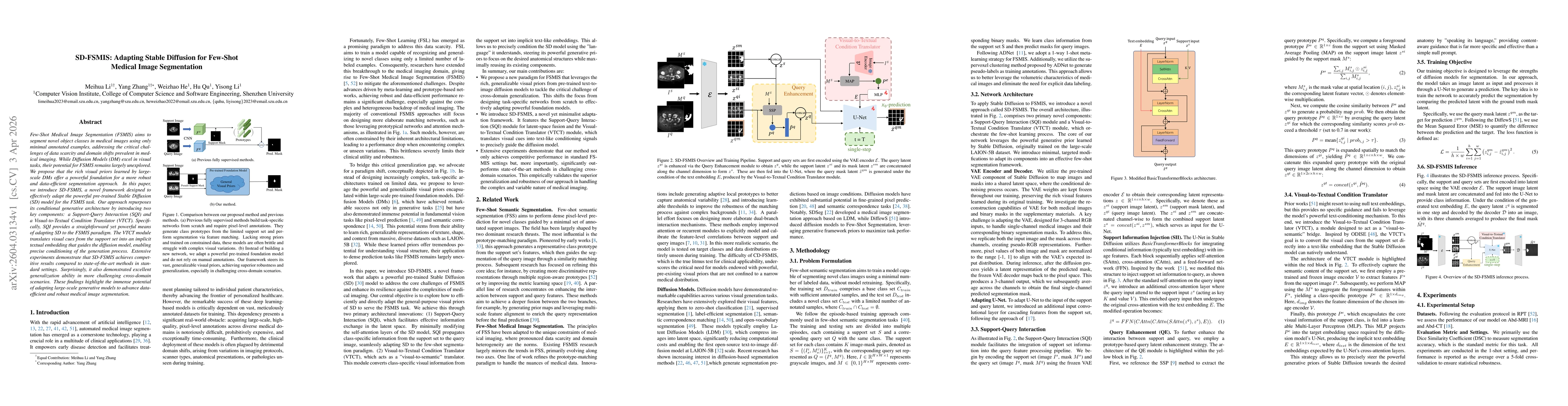 Thumbnail for SD-FSMIS: Adapting Stable Diffusion for Few-Shot Medical Image Segmentation
