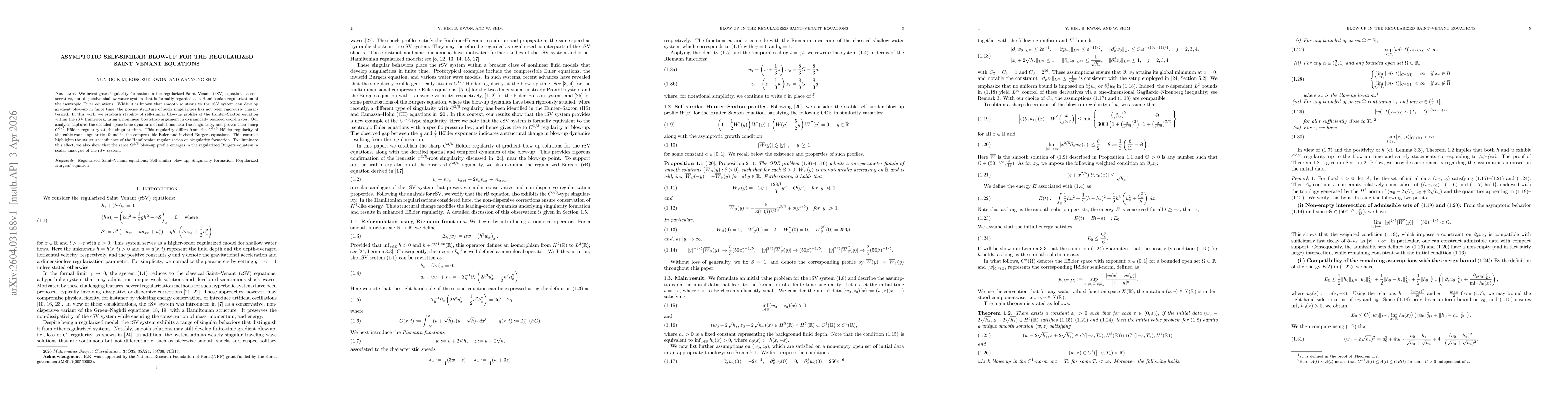 Thumbnail for Asymptotic self-similar blow-up for the regularized Saint-Venant equations