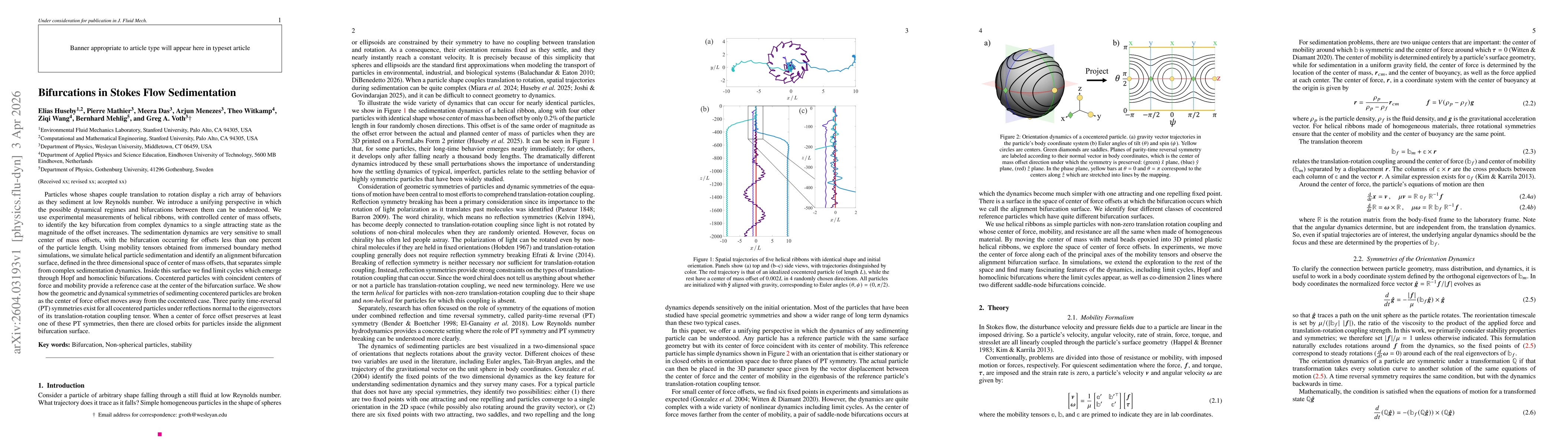 Thumbnail for Bifurcations in Stokes Flow Sedimentation