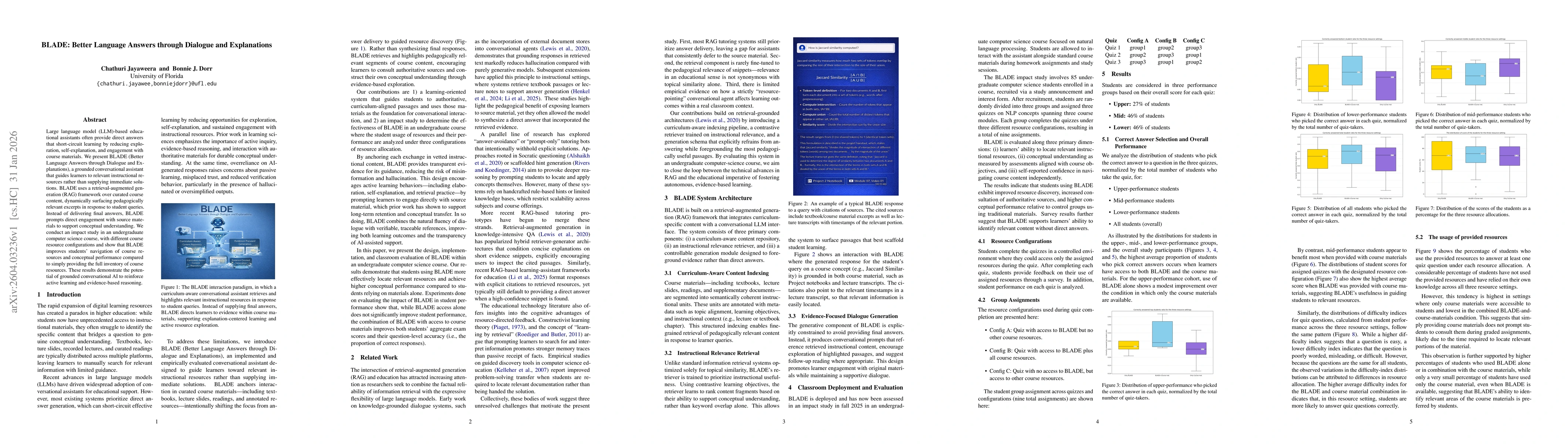 Thumbnail for BLADE: Better Language Answers through Dialogue and Explanations