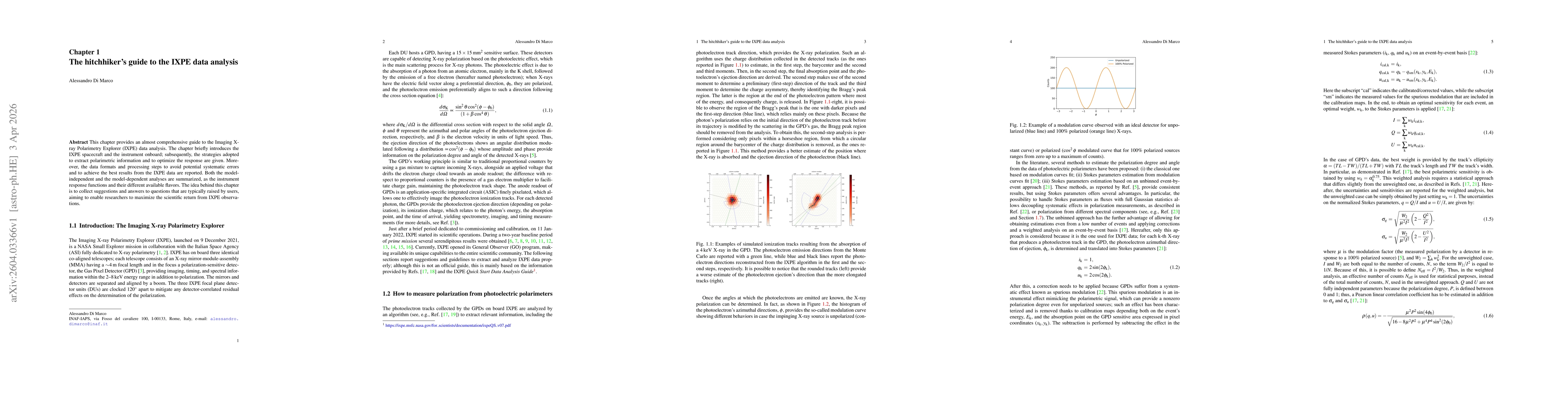 Thumbnail for The hitchhiker's guide to the IXPE data analysis