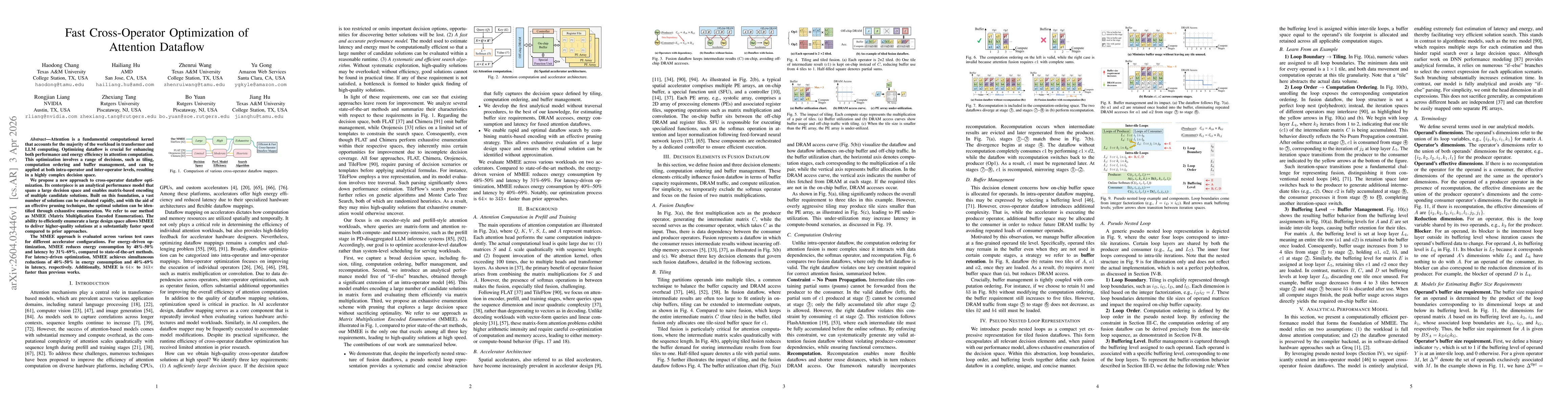 Thumbnail for Fast Cross-Operator Optimization of Attention Dataflow