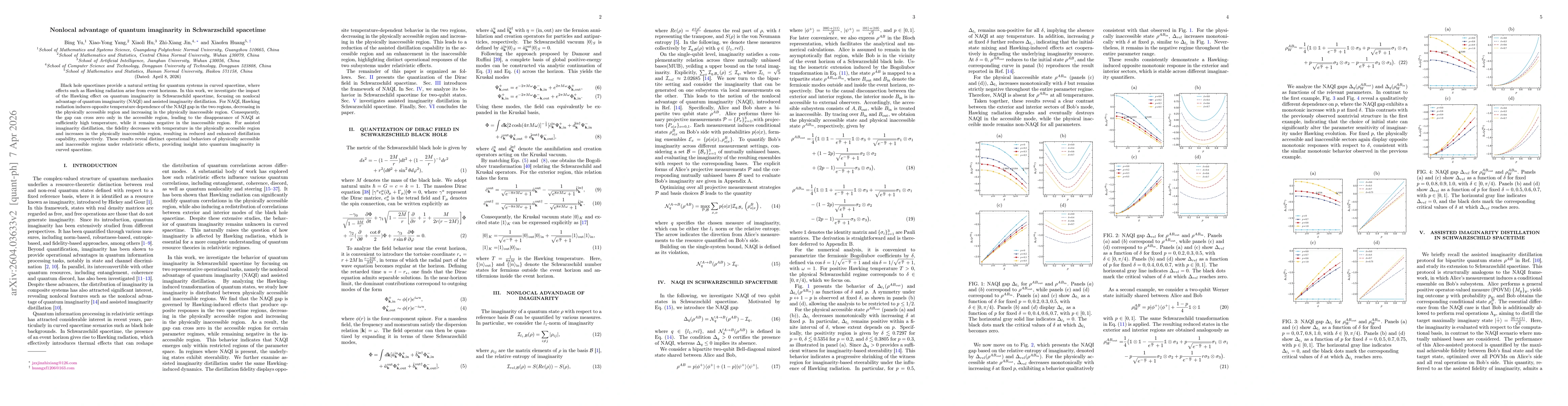 Thumbnail for Nonlocal advantage of quantum imaginarity in Schwarzchild spacetime