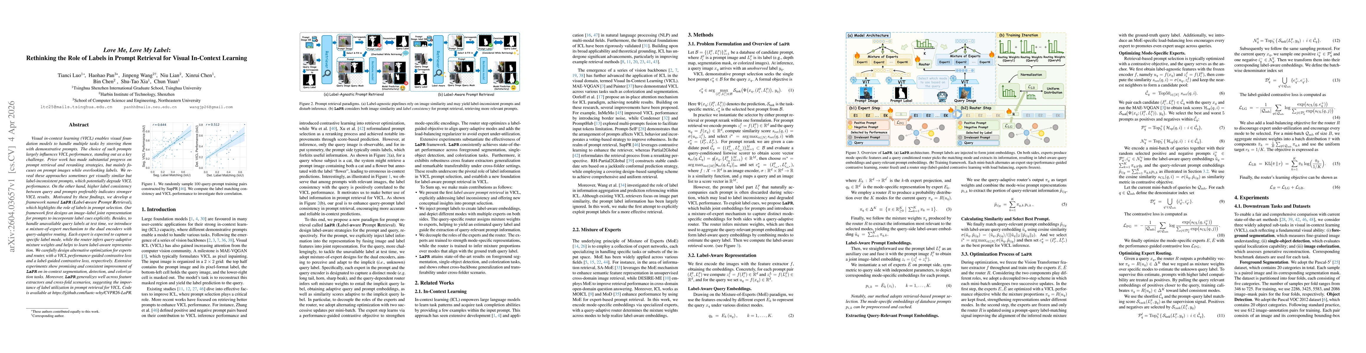 Thumbnail for Love Me, Love My Label: Rethinking the Role of Labels in Prompt Retrieval for Visual In-Context Learning