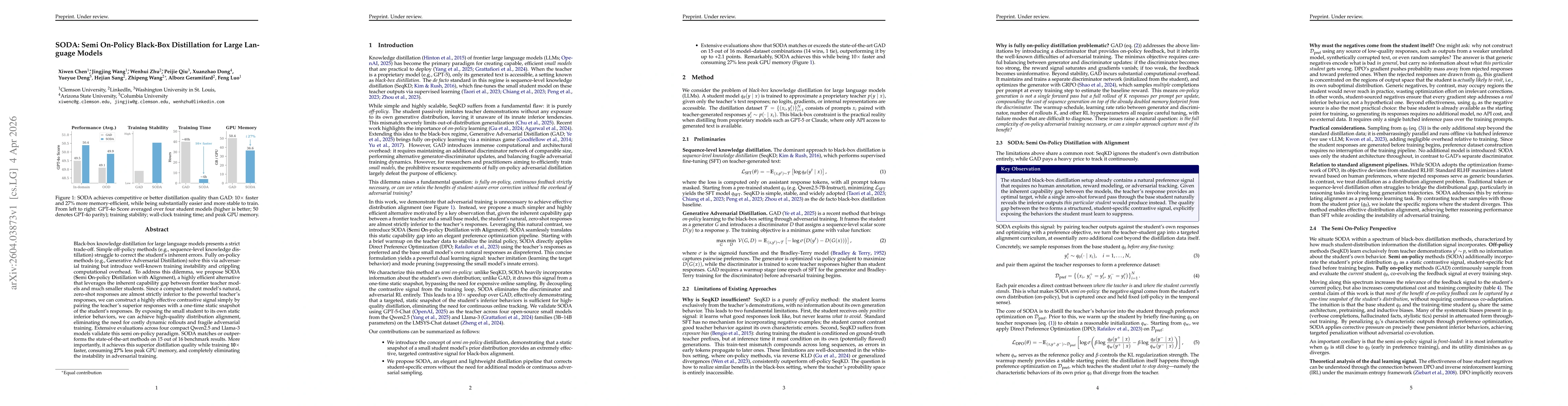 Thumbnail for SODA: Semi On-Policy Black-Box Distillation for Large Language Models