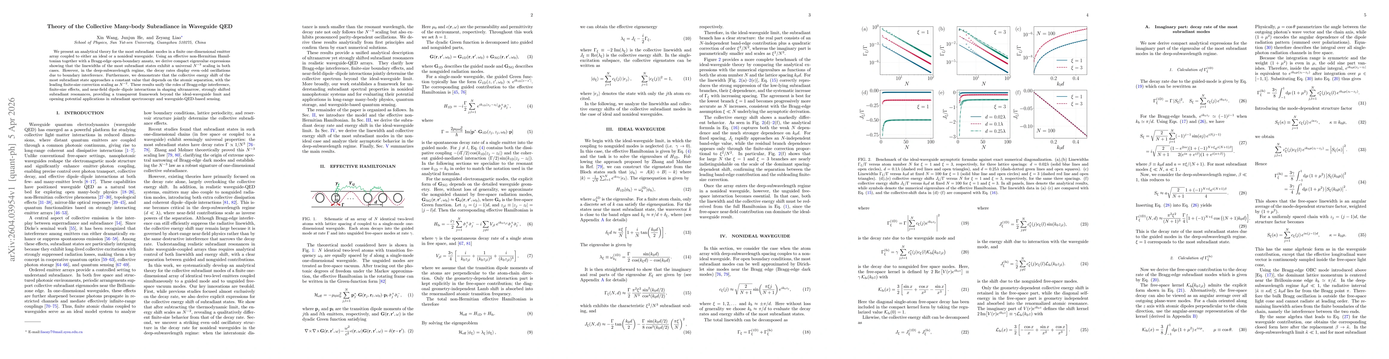 Thumbnail for Theory of the Collective Many-body Subradiance in Waveguide QED