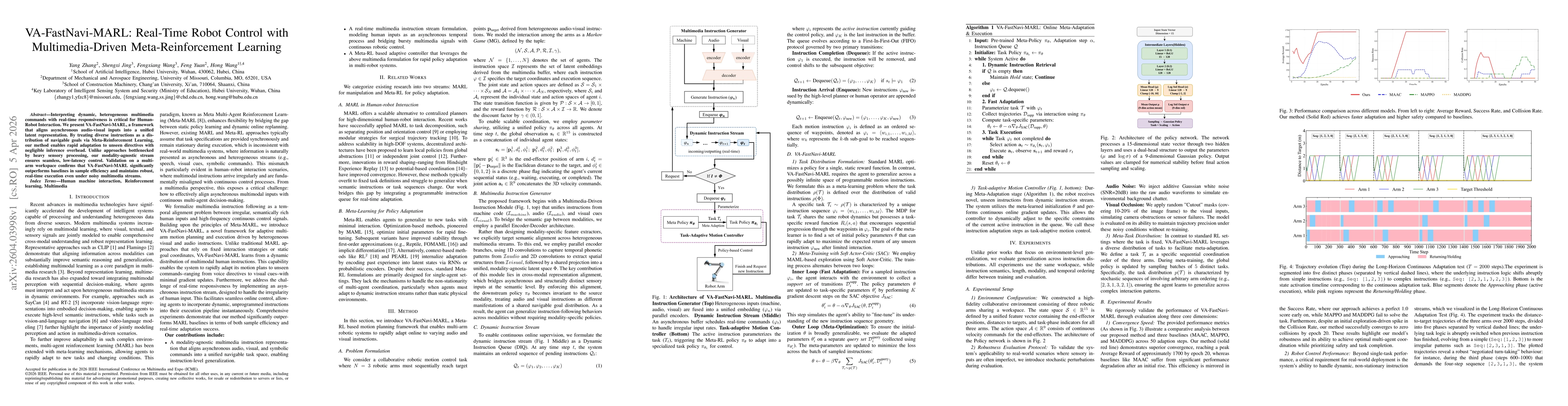 Thumbnail for VA-FastNavi-MARL: Real-Time Robot Control with Multimedia-Driven Meta-Reinforcement Learning