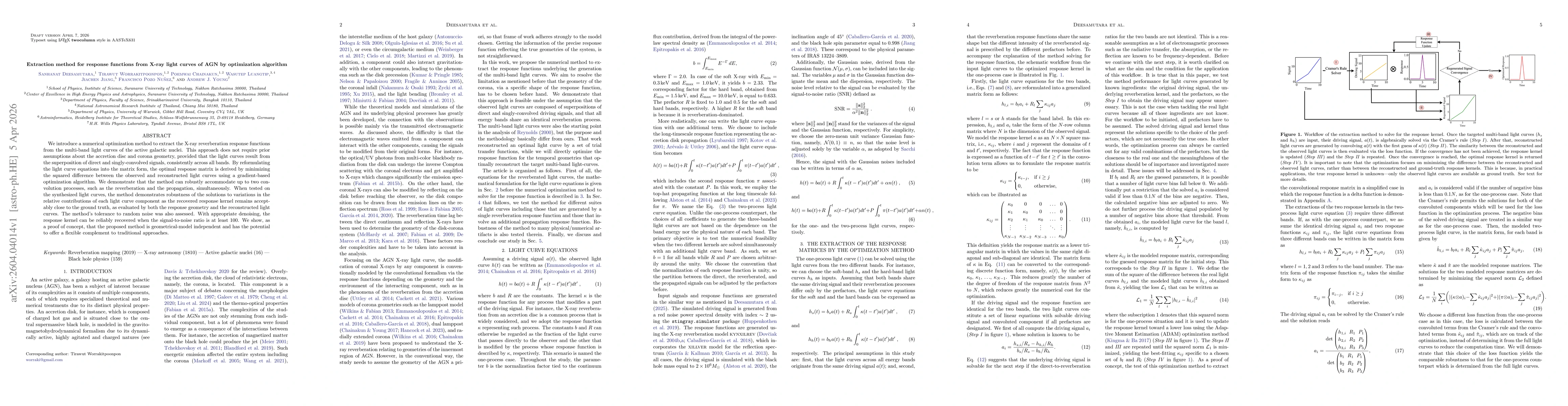 Thumbnail for Extraction method for response functions from X-ray light curves of AGN by optimization algorithm