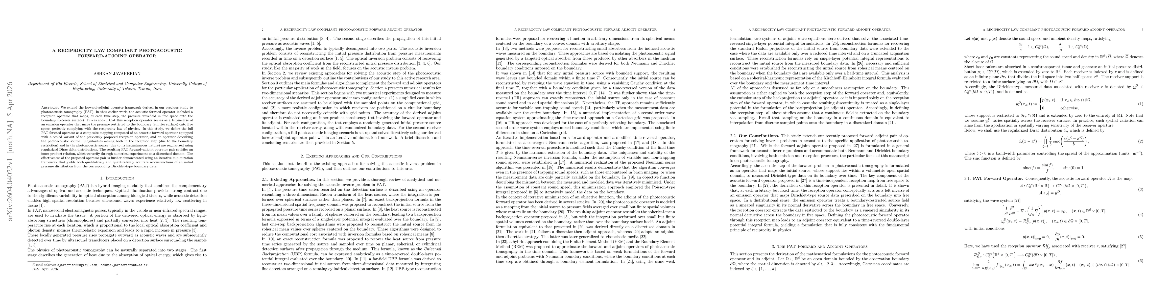 Thumbnail for A Reciprocity-Law-Compliant Photoacoustic Forward-Adjoint Operator