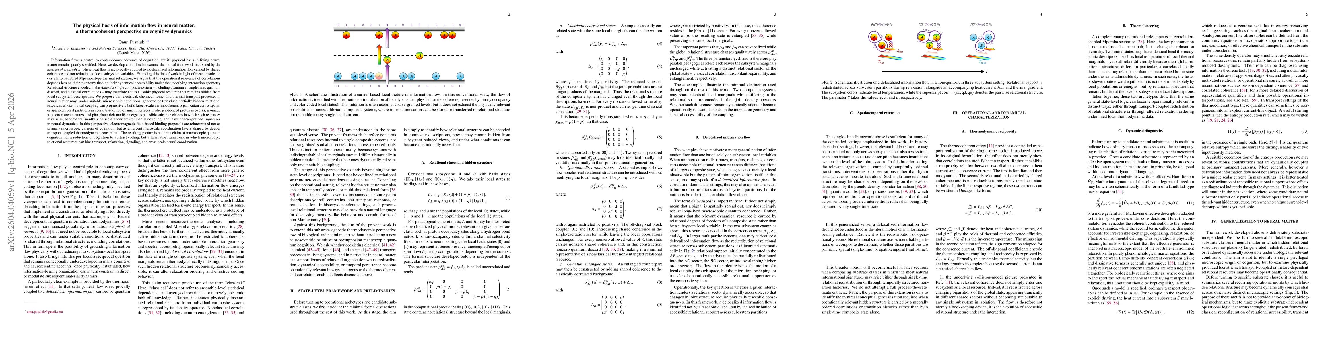 Thumbnail for The physical basis of information flow in neural matter: a thermocoherent perspective on cognitive dynamics