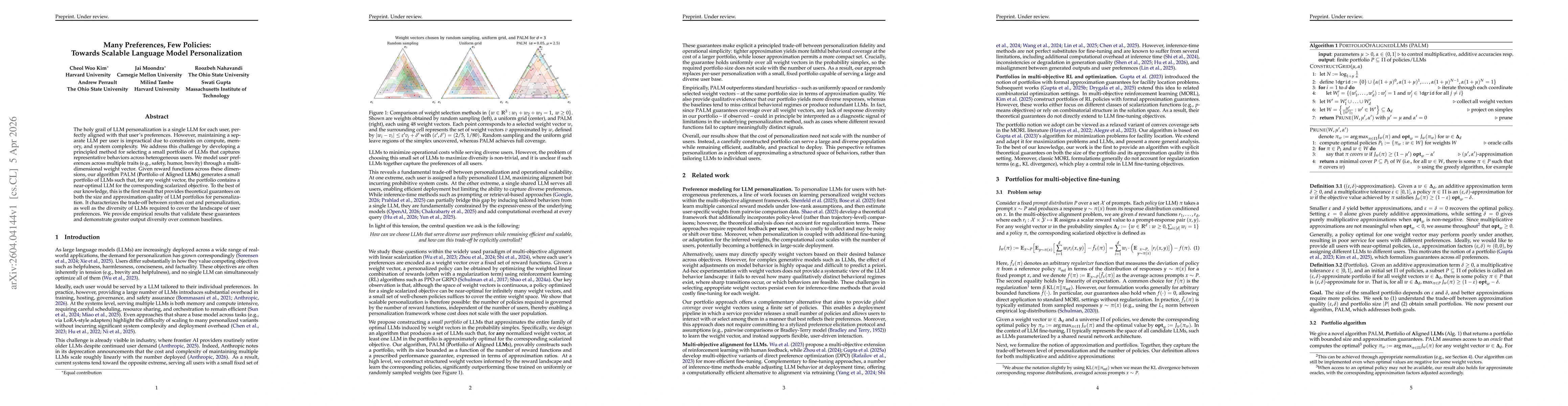 Thumbnail for Many Preferences, Few Policies: Towards Scalable Language Model Personalization