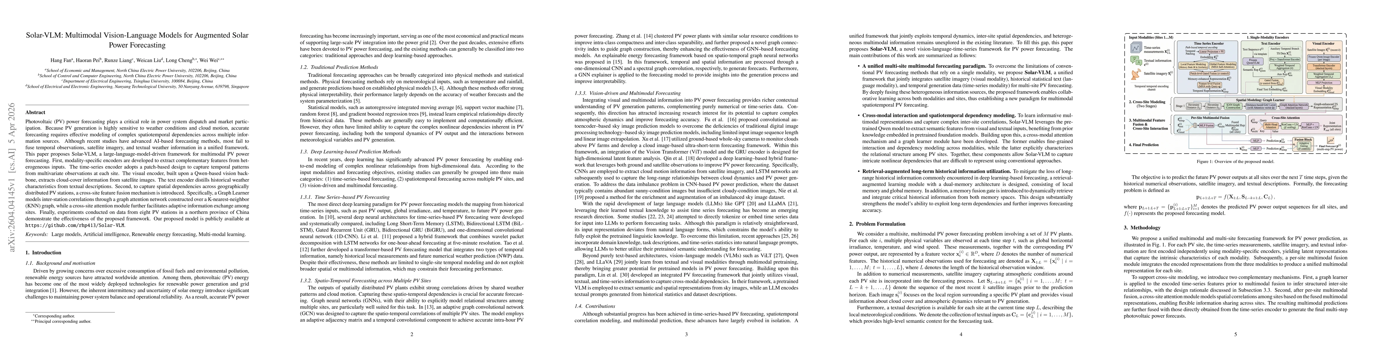 Thumbnail for Solar-VLM: Multimodal Vision-Language Models for Augmented Solar Power Forecasting