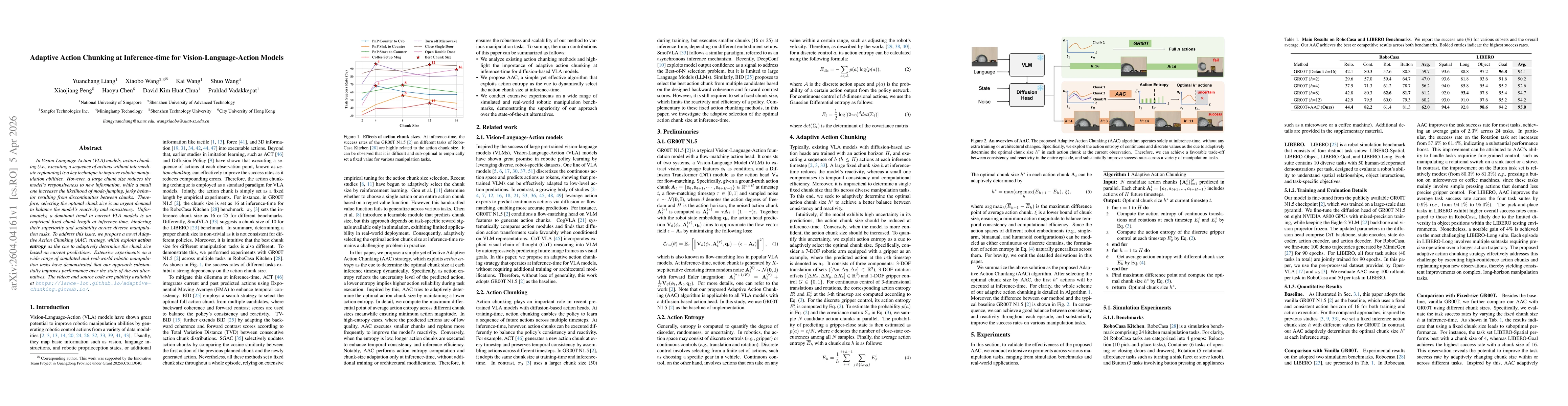 Thumbnail for Adaptive Action Chunking at Inference-time for Vision-Language-Action Models