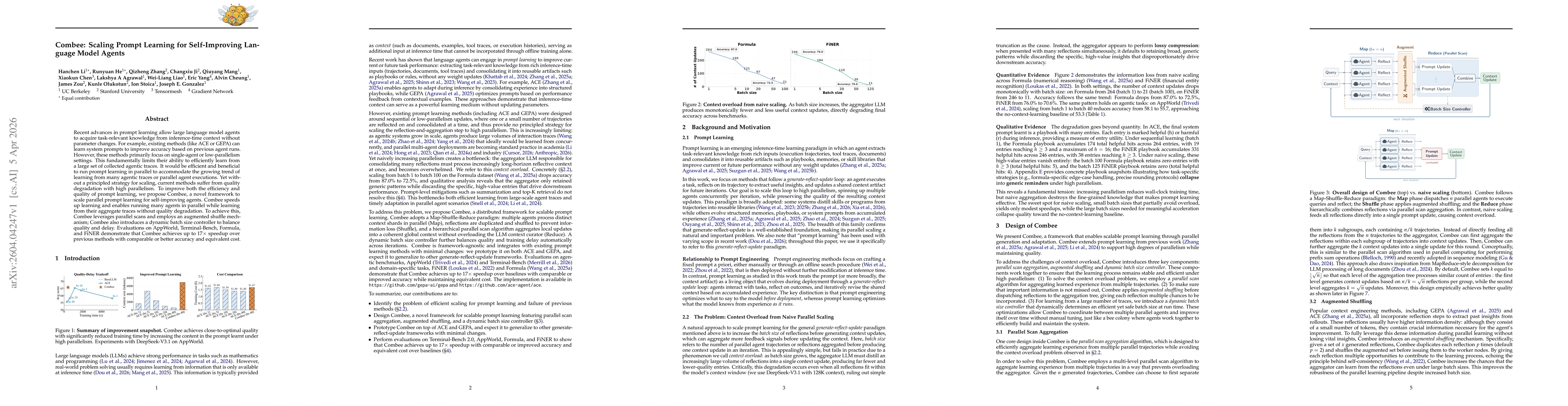 Thumbnail for Combee: Scaling Prompt Learning for Self-Improving Language Model Agents