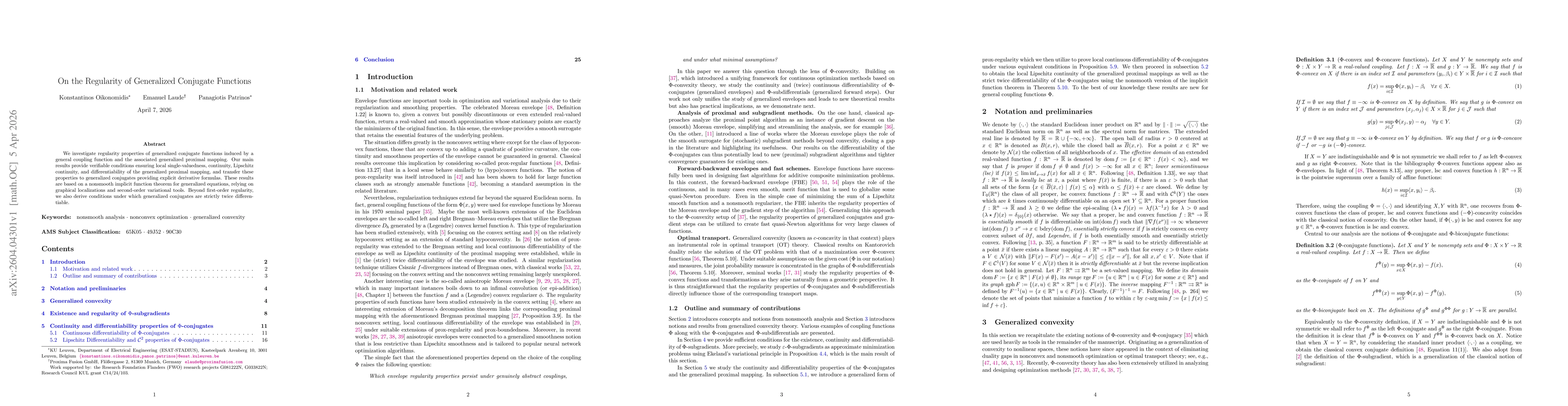 Thumbnail for On the Regularity of Generalized Conjugate Functions