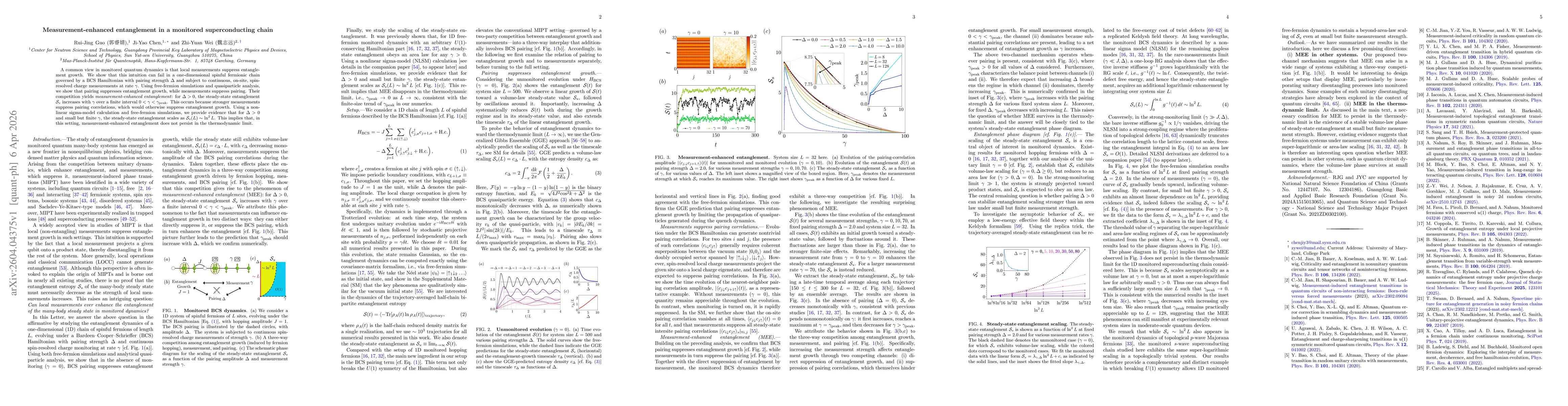 Thumbnail for Measurement-enhanced entanglement in a monitored superconducting chain