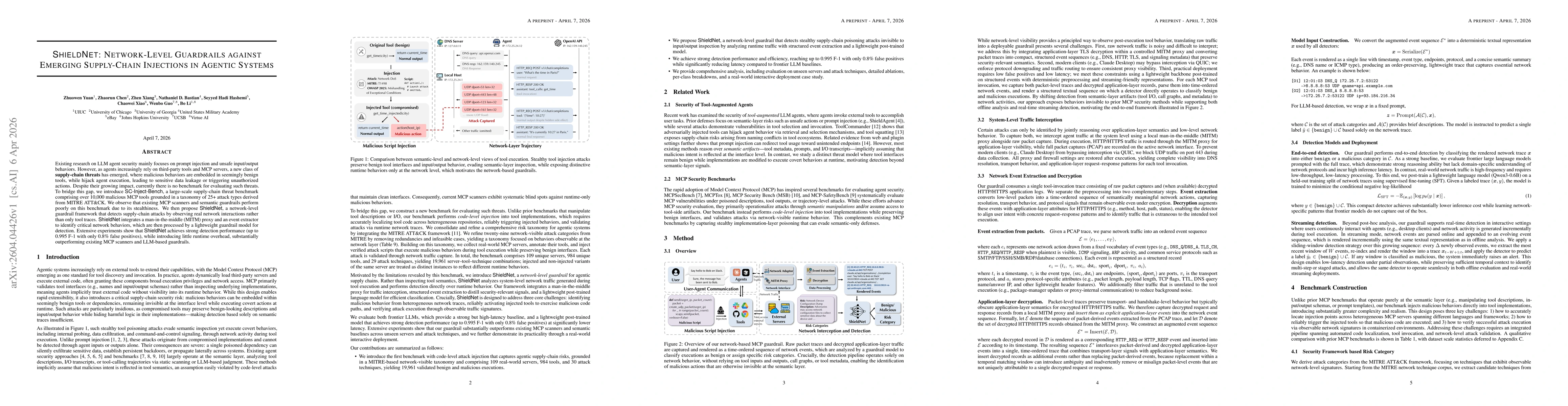 Thumbnail for ShieldNet: Network-Level Guardrails against Emerging Supply-Chain Injections in Agentic Systems