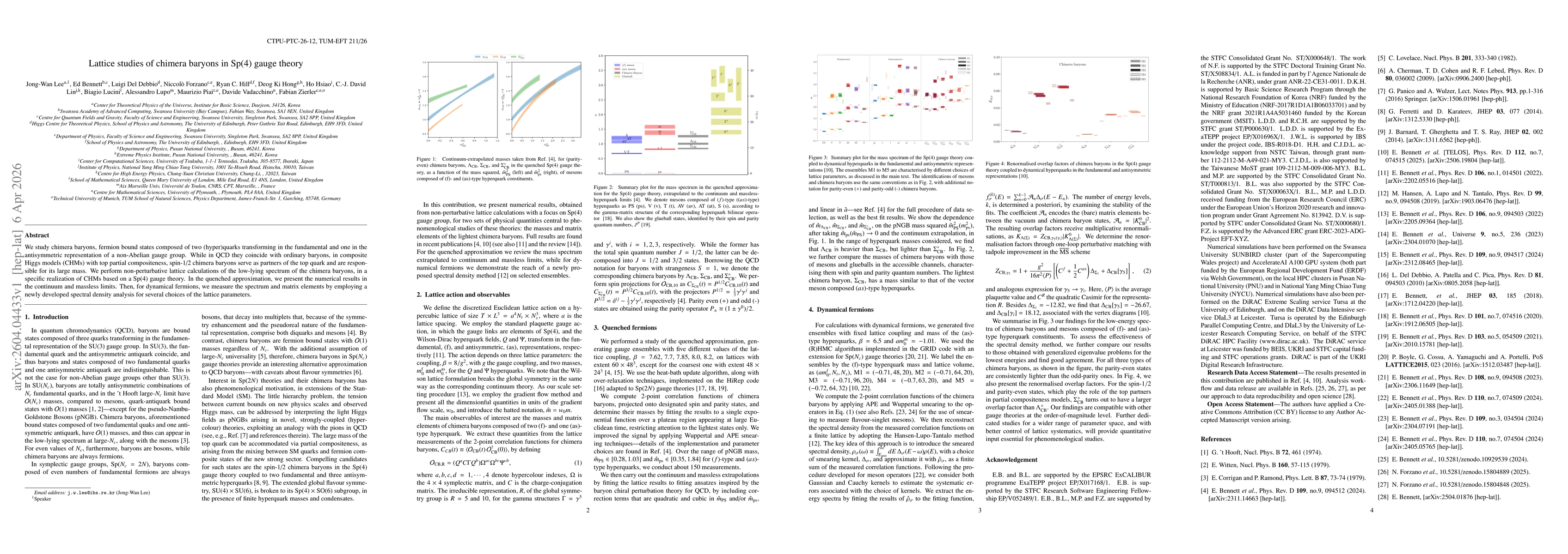 Thumbnail for Lattice studies of chimera baryons in Sp(4) gauge theory