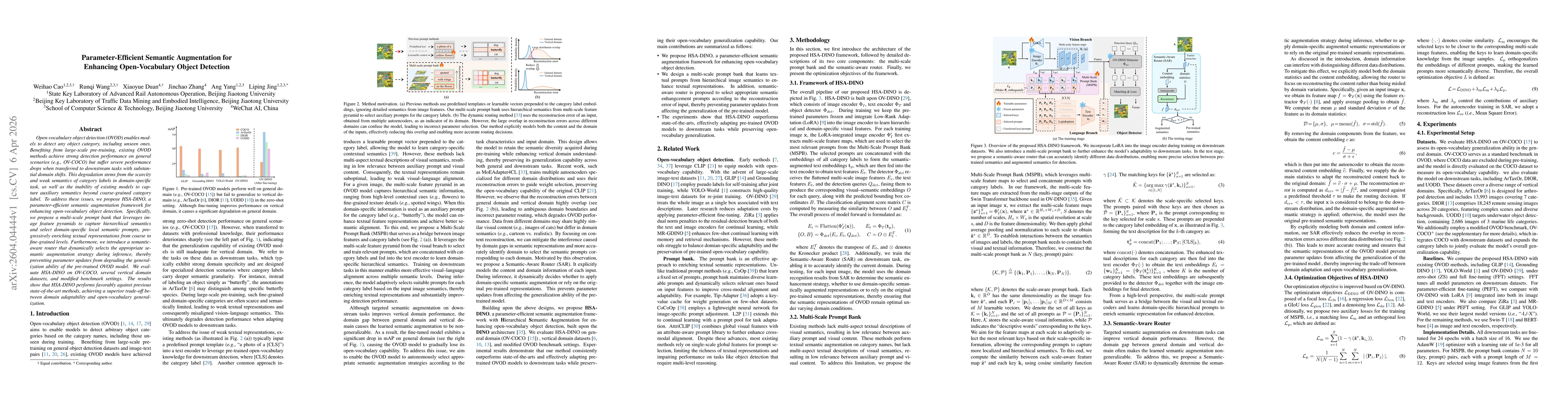 Thumbnail for Parameter-Efficient Semantic Augmentation for Enhancing Open-Vocabulary Object Detection
