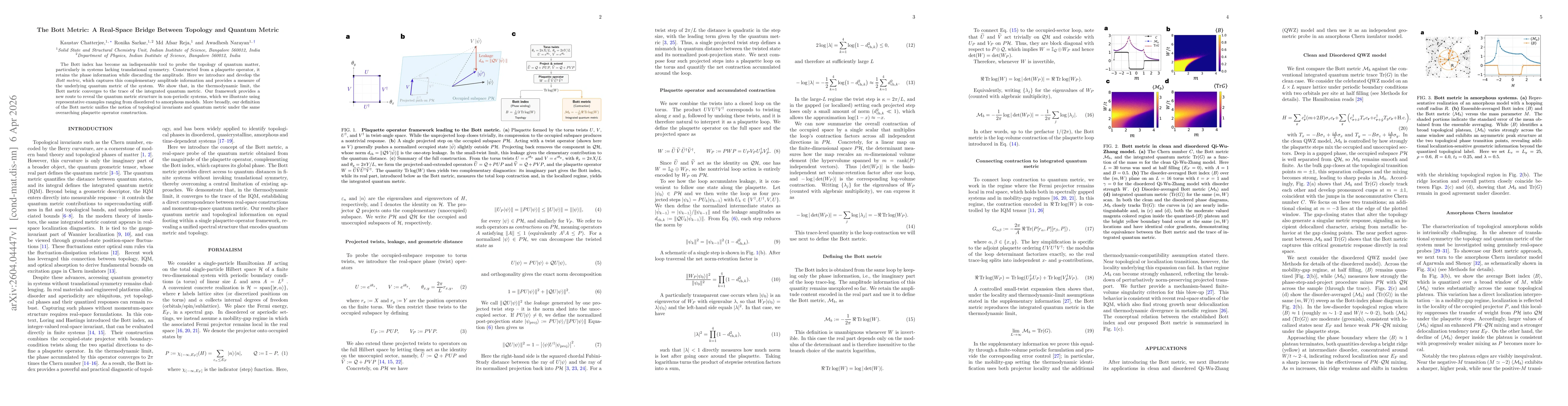 Thumbnail for The Bott Metric: A Real-Space Bridge Between Topology and Quantum Metric