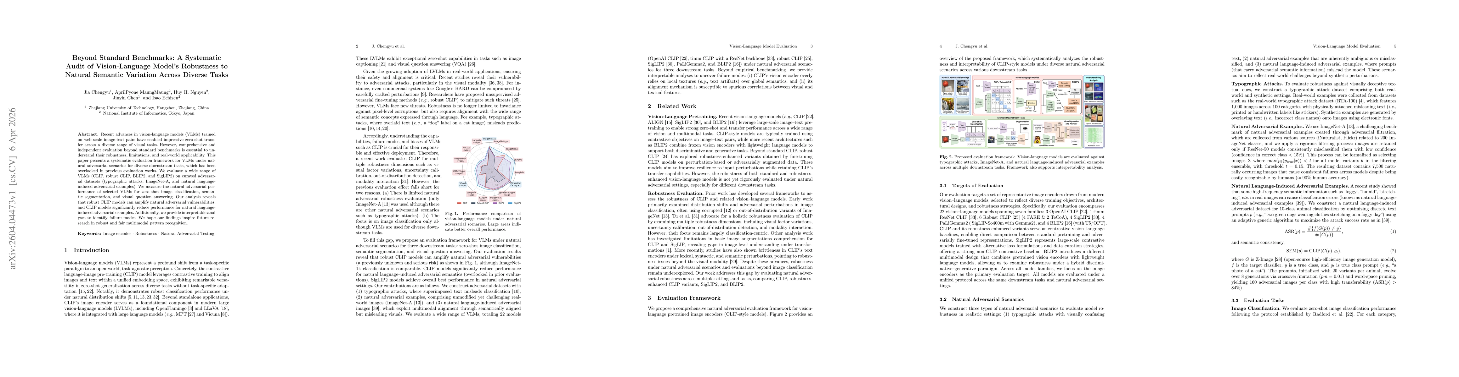 Thumbnail for Beyond Standard Benchmarks: A Systematic Audit of Vision-Language Model's Robustness to Natural Semantic Variation Across Diverse Tasks