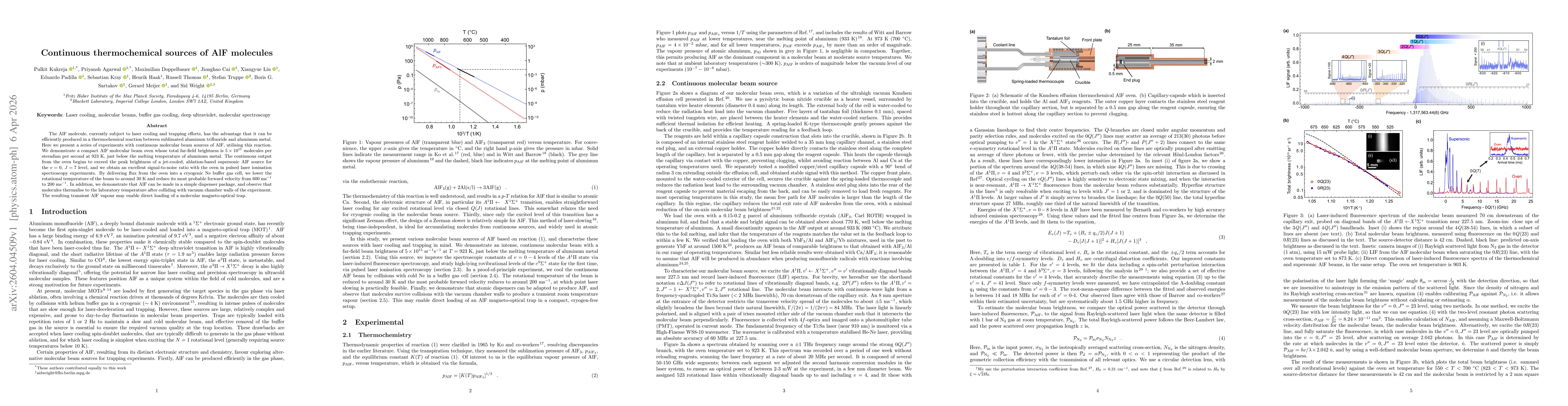 Thumbnail for Continuous thermochemical sources of AlF molecules