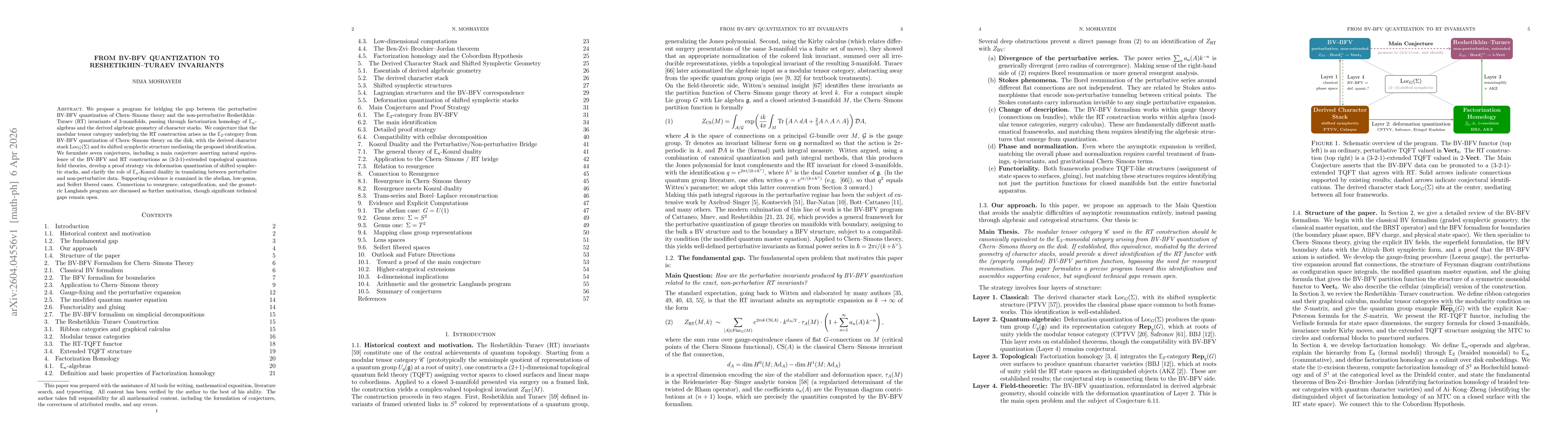 Thumbnail for From BV-BFV Quantization to Reshetikhin-Turaev Invariants